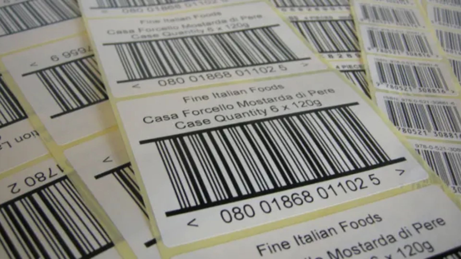 How can barcode labels help manage inventory