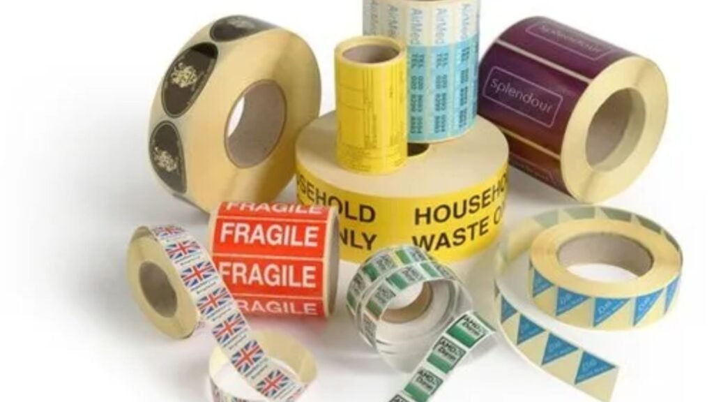 What are the advantages of self-adhesive stickers?