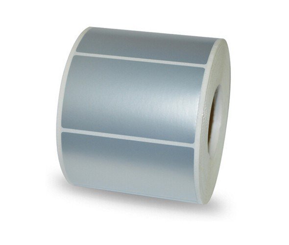 3m matte silver polyester label